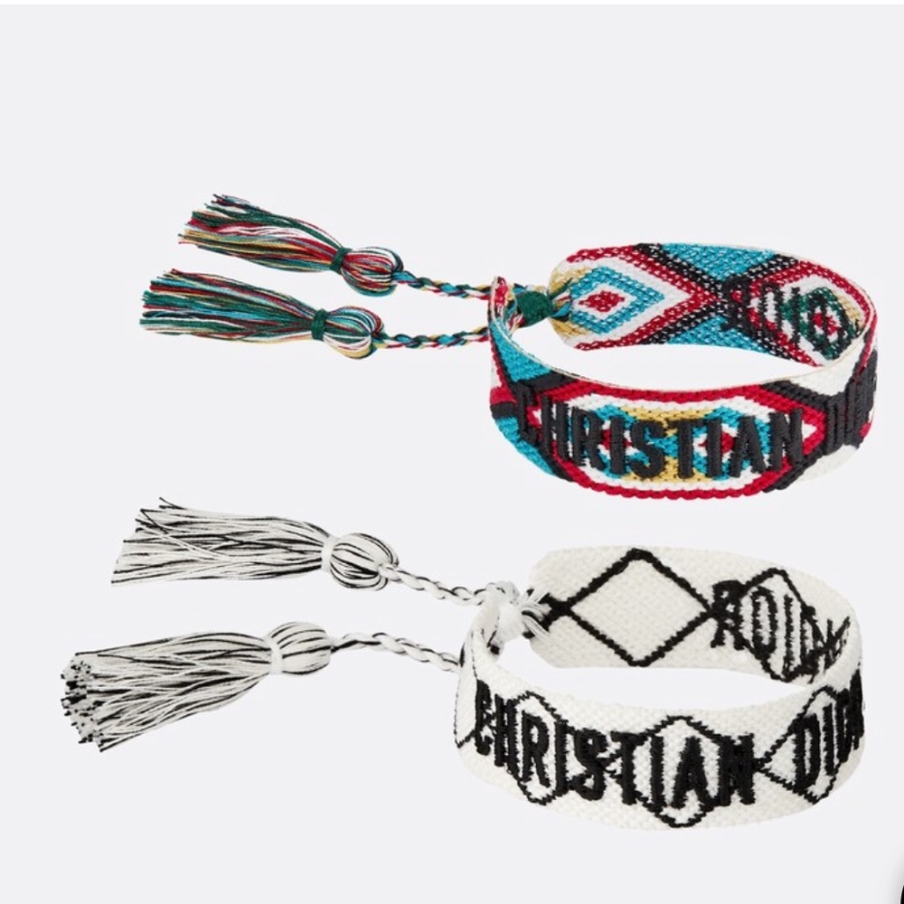Christian Dior Woven Multicolored Bracelet